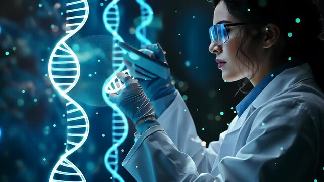 Genetic key: unraveling the secrets of DNA, understanding its role in evolution, heredity, and its potential for advancing personalized medicine and genetic engineering.