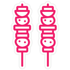 Vector Design Barbecue Icon Style