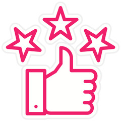 Vector Design Customer Satisfaction Icon Style