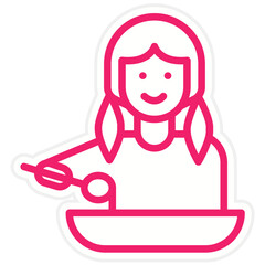 Vector Design Kids Menu Icon Style