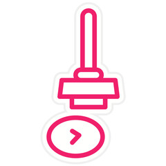 Obraz premium Vector Design Stamp Icon Style