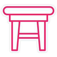 Vector Design Stool Icon Style