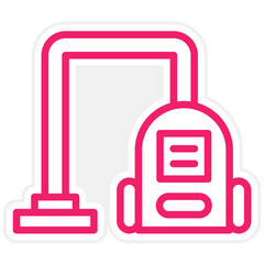 Vector Design Vacuum Cleaner Icon Style