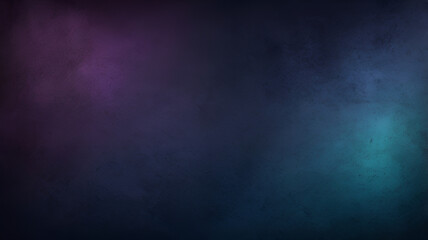 Obraz premium Dark Blue Textured Background. Moody Blue Color Gradient. Abstract Dark Texture