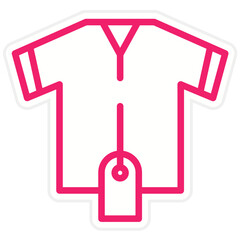 Obraz premium Vector Design Shirt Sale Icon Style