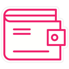 Obraz premium Vector Design Wallet Icon Style