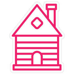 Vector Design Hut Icon Style