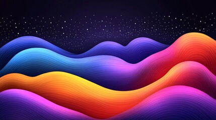 A high-tech background with swirling glowing lines and softly pulsating neon effects.