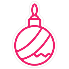Vector Design Bauble Icon Style