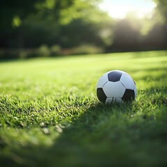Football on grass