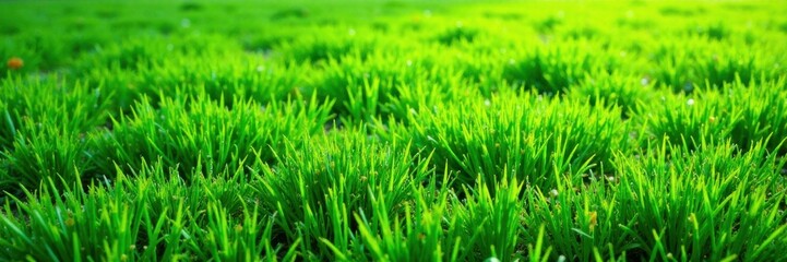 Fototapeta premium vibrant green lawn border, lawn, border, bright green