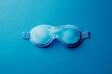 Fototapeta premium Stylish Blue Eye Mask for Restful Sleep