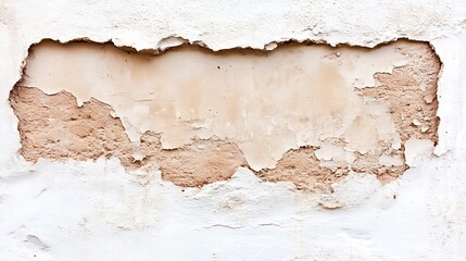 Damaged wall, peeling paint, outdoor texture