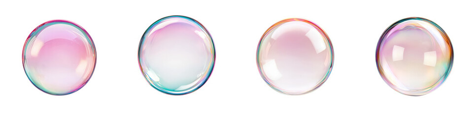 Mesmerizing iridescent soap bubbles floating in a minimalist studio setting creating a dreamlike ethereal and captivating visual experience  The translucent