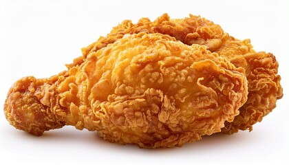 カリッと揚がったフライドチキンのリアルな描写