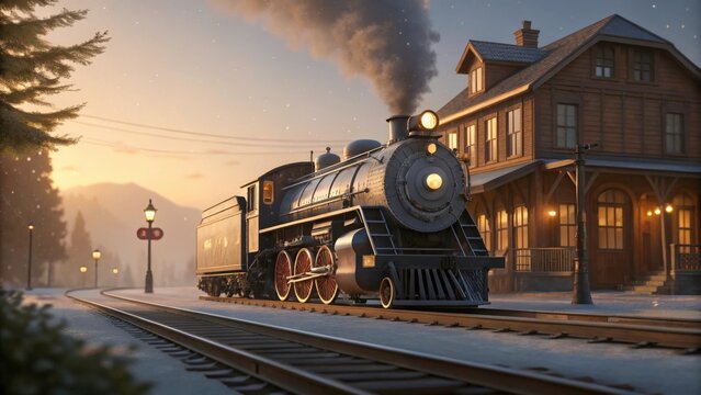 old steam locomotive