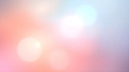 Pastel pink and blue blurred background with bokeh effect creating dreamlike atmosphere