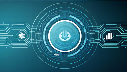 Obraz premium Software Update Graphic Design