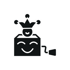 Jack-in-the-box April Fool's Day icon represents surprise and playful trickery, perfect for prank-themed designs, joke visuals, and festive celebrations.