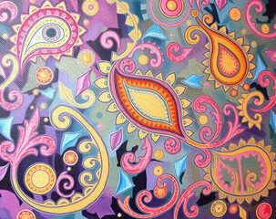 Fototapeta premium Pattern for fabrics, covers, leaflets, business cards, Happy Birthday cards, Wedding Invitations, for use in graphics