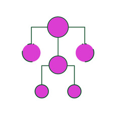 Infographic template with options and colorful icons. Vector.
