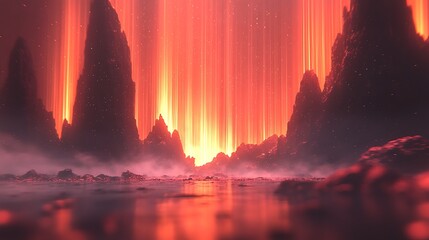 A seamless data visualization with soft glows on bar graphs and numerical animations.