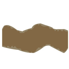 Torn sheets of paper. Torn paper strips set.