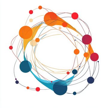recommend clip art: Abstract colorful circle background, vector illustration eps10. Eps10