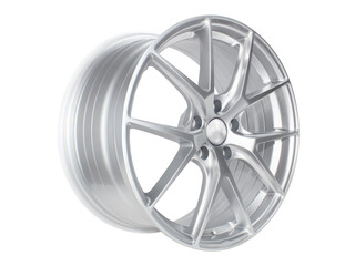 Obraz premium Car wheel , Alloy wheel , Aluminum wheel isolated on a white background.