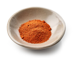 bowl of red paprika powder