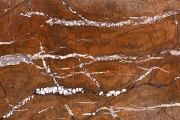 Fotobehang Excellent White Fire - marble background, texture in modern brown color for new interior project. © Dmytro Synelnychenko