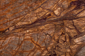 Naklejka premium Bidasar Brown Marble background, beautiful texture in stylish color for your design work.