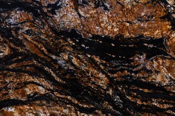 Black Magma granite texture in natural dark brown tone for your unique design.