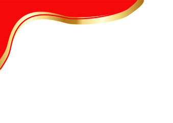  red and Gold Letterhead Header Divider Template Set