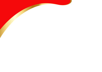  red and Gold Letterhead Header Divider Template Set
