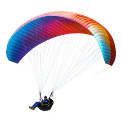 PNG Paragliding Adventure Thrilling Flight against transparent background