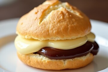 Delightful Custard-Filled Puffs for Sweet Treats