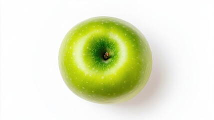 A vibrant green apple