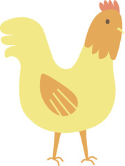 Cartoon Chicken Illustration
