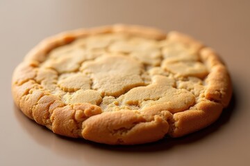 Vibrant Ginger Cookie Detail Against Pure White Backdrop