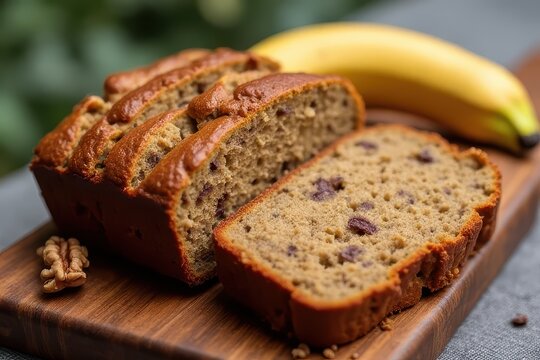 Walnut-Enriched Banana Quickbread Delight