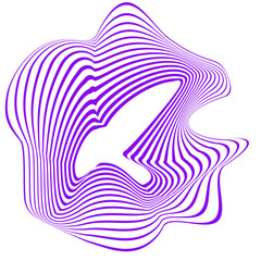 Obraz premium Abstract Contour Line elements 