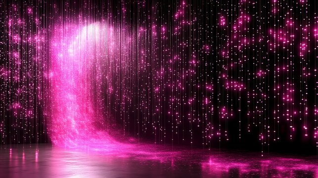 A vibrant holographic interface with glowing circuit paths creating a seamless digital grid. - Powered by Adobe