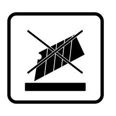 Packaging Symbols. Fragile signs set.