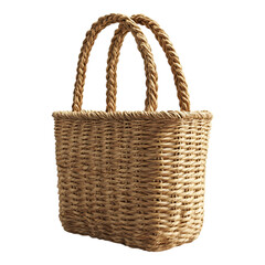 PNG Straw bag against a transparent background
