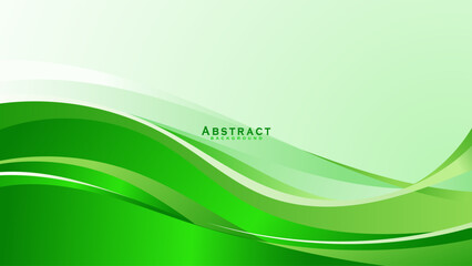 Abstract green background. Simple and modern gradient concept. Vector illustration