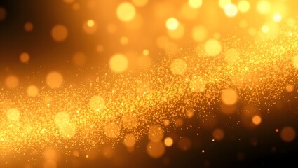 Golden sparkles flying in the air with bokeh effect, background for festivals, background for new year celebration 19
