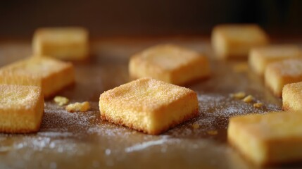 Sweet Squares Cooling on Baking Sheet