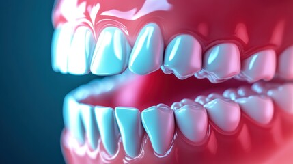 Obraz premium Healthy Teeth, Gums, Studio, Dental