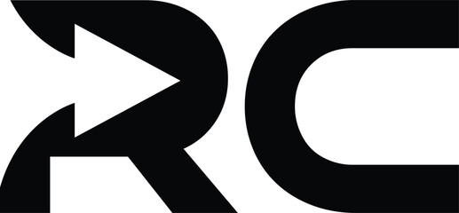 Letter R with Arrow, Letter R arrow logo design, letter r marketing logo design with vector illustration